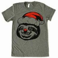 Santa Hoff the Red Nose Sloth