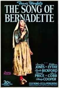 THE SONG OF BERNADETTE - 1943 MOVIE POSTER - JENNIFER JONES, CHARLES BICKFORD, GLADYS COOPER