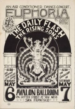 Vintage poster Avalon Ballroom, San Francisco 1966