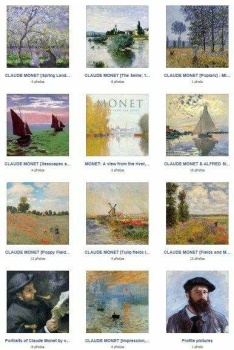 Solve Claude Monet - 45 Collage jigsaw puzzle online with 40 pieces