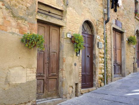 Volterra, Italy doorways