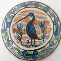 Ceramic Bowl (underside and side), John Pearson, 1885-1910