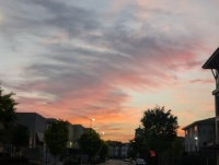 Sunset while going home.