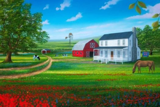 Jigsaw Puzzle | Country Life | 96 pieces | Jigidi