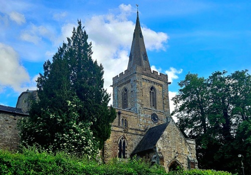 Solve St Mary's Church, Little Addington, Northamponshire jigsaw puzzle ...
