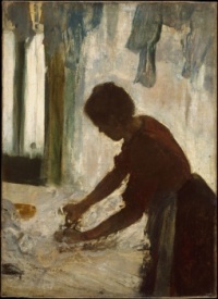 Edgar Degas (1834-1917)  - A Woman Ironing, 1873.