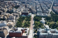 Aerial view of Lafayette Park