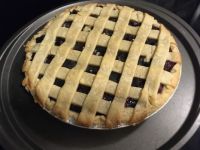 homemade blueberry pie 1-2020