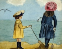 May Chatteris Fisher(Winder) Artwork   -   'At the Seaside 1890'