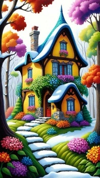 Sweet cottage.
