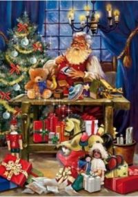 Santa hard at work!