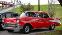 Classic 57 Red Chevy Bel Air
