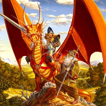 Solve DRAGONLANCE jigsaw puzzle online with 169 pieces