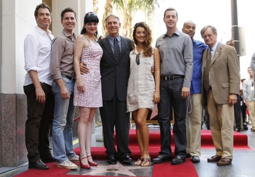 NCIS-cast-on-Mark-Harmons-Walk-Of-Fame-Star