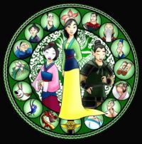 Mulan Stained Glass
