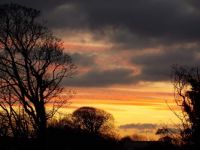 A moody December sunset - Devon