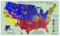 Generic Names for Soft Drinks map