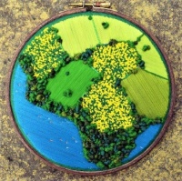 AERIAL EMBROIDERY SHOWING OF BRITISH NATURE - 2 OF 4