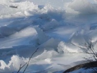Jordon Pond Ice, Acadia; by Angie Bouchard
