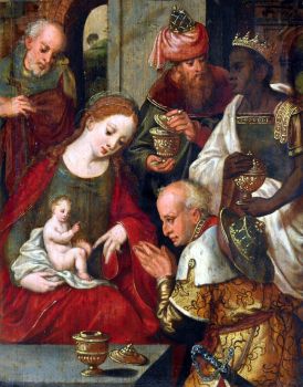 Pieter Coeke van Aelst (c1502-50) - Adoration of the Magi