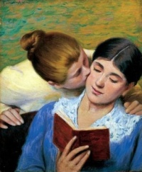 Federico Zandomeneghi (Italian, 1841–1917), The Kiss