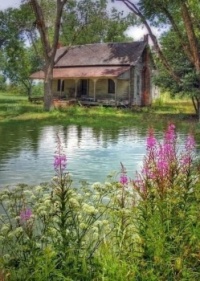 maison au bord de l'eau