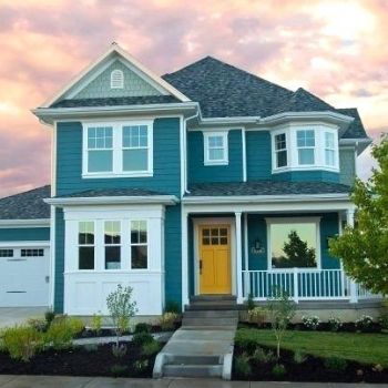 Solve Slate Blue Exterior House Color Colors Ideas Fresh With Yellow Door Front Doors Of Jigsaw Puzzle Online With 36 Pieces