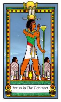 Tarot of Ancient Egypt, The Amun Card
