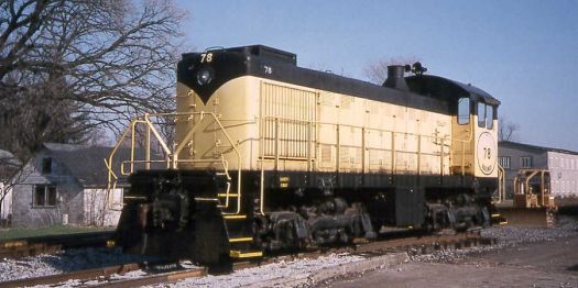ALCO S2 on the Michigan Southern in White Pigeon, Michigan