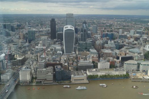 View from The Shard, London