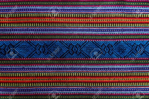 Solve Detail Of A Traditional Mayan Guatemalan Woven Colorful Fabric