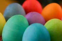 colored eggs