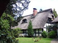 Lovely thatched house. Germany.