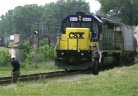 CSX 8888 EMD SD40-2 runaway train