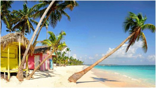 Dominican Republic beach huts