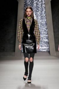 woman in skirt