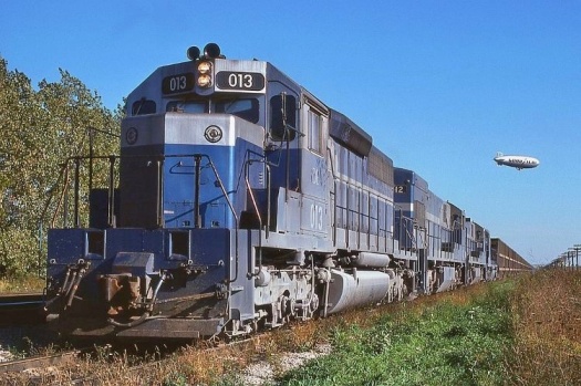 Solve Detroit Edison EMD SD40 #013 at Vickers (Toledo) October 1975 ...