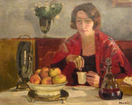 Albert ANDRÉ (1869 - 1954) Le petit déjeuner
