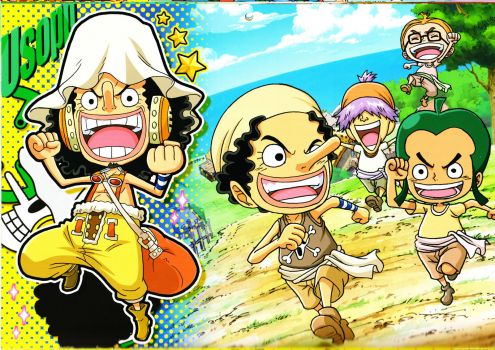 Jigsaw Puzzle One Piece Chibi Usopp 494 Pieces Jigidi