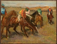 Edgar Degas (French, 1834–1917), Before the Race (ca 1882)