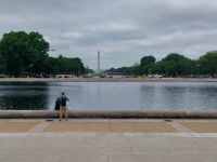 Washington Monument WA DC (1848) in the background