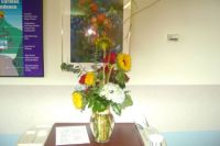 A friend's flowers in the hospital