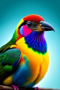 Colourful bird
