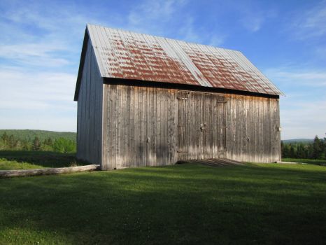 Old Barn on a Beautiful Day.