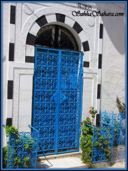 Wrought iron gate, Tunisia