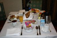 Room service Breakfast on ship