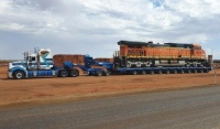 Train on the road? Or roadtrain.....