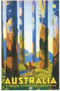 Vintage Tourism Poster Australia - Victoria
