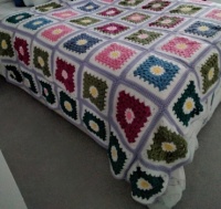 Granny squares quilt
