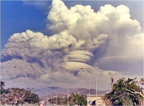 Eruption of Philipine Volcano Pinatubo in 1991